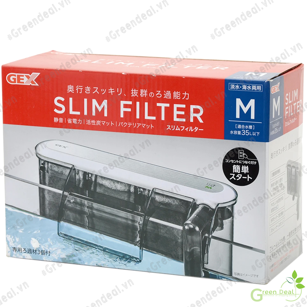 GEX - Slim Filter M | Máy lọc thác cao cấp cho hồ cá thủy sinh