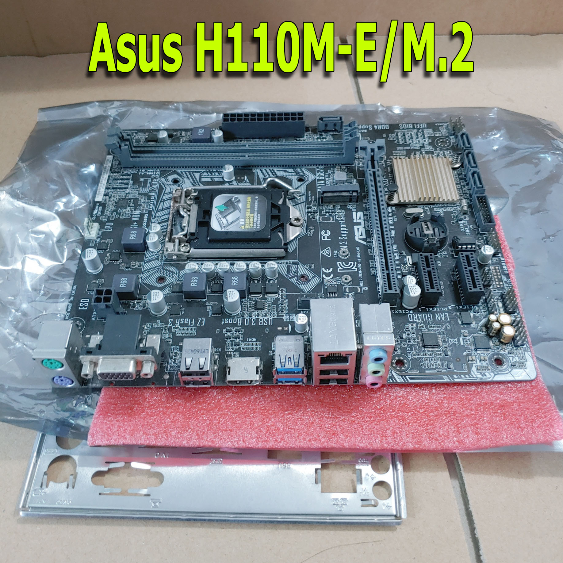 Main Asus H110M-E zin sáng đẹp - Có cổng HDMI (BH 1Th)