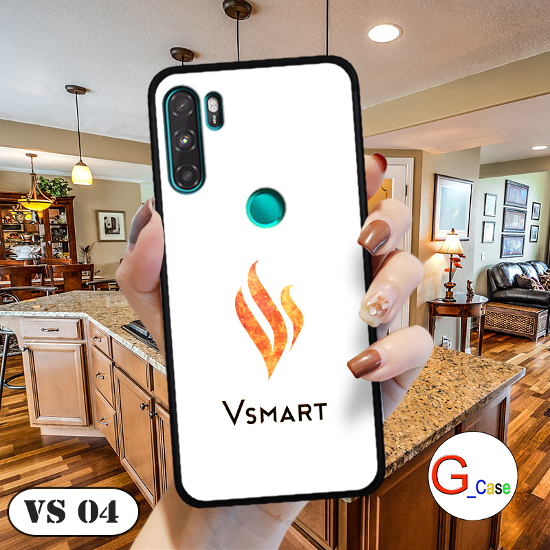 Ốp lưng Vsmart Active 3 in 3D logo Vsmart thiết kế đẹp