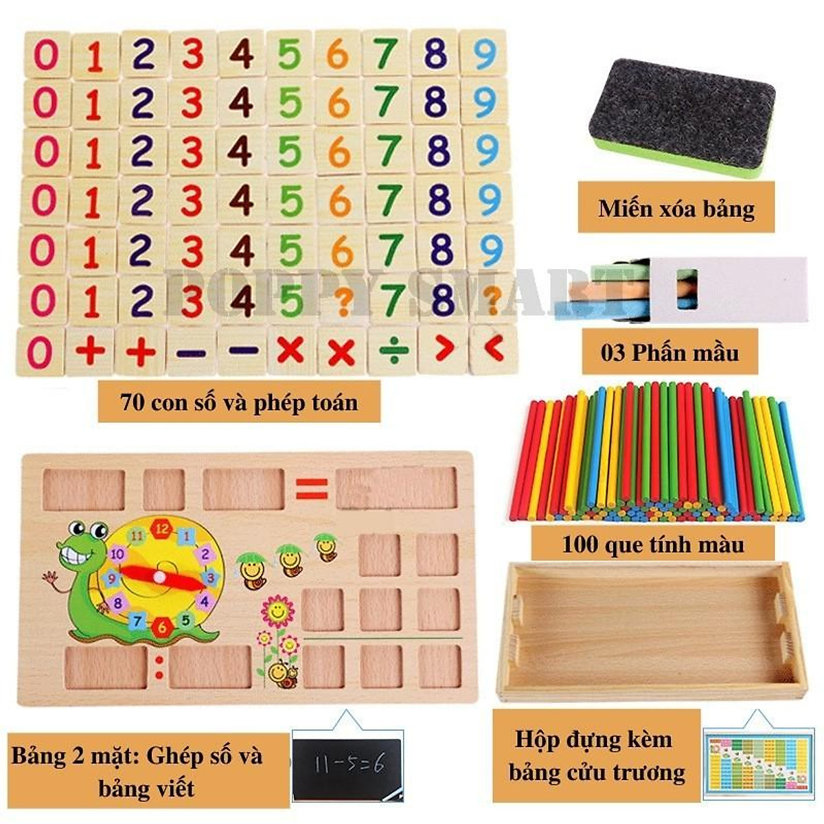 Đồ chơi học toán cho bé, Đồ chơi 100 que tính