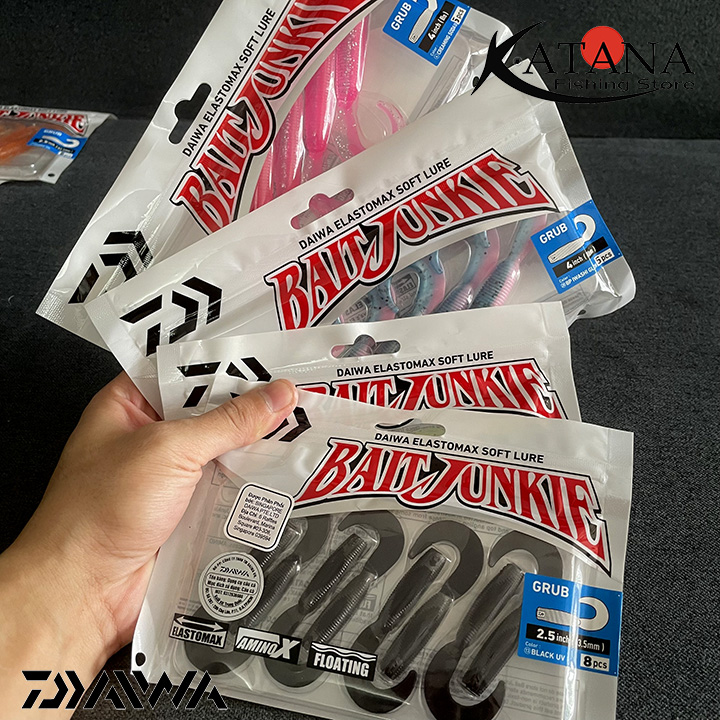 Mồi mềm Daiwa Bait Junkie 2.5 - 4 inch GRUB