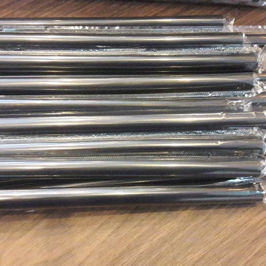 Ống hút trân châu toping cafe sinh tố trà chanh có màng bọc phi 6-8-12 đen hoặc trắng 1 gói Glazz Home