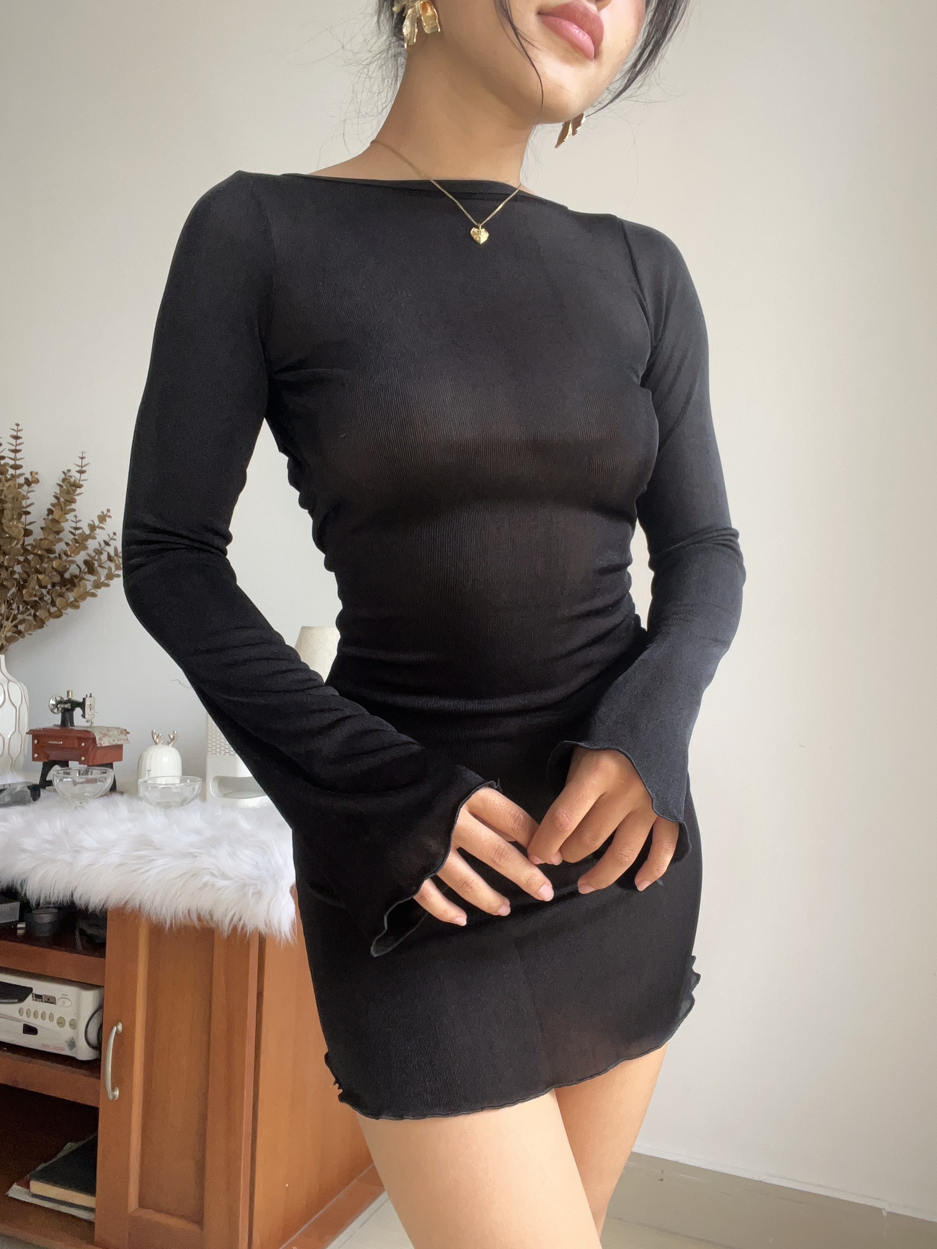 Đầm ôm body hở lưng quyến rũ ( COCKTAIL )
