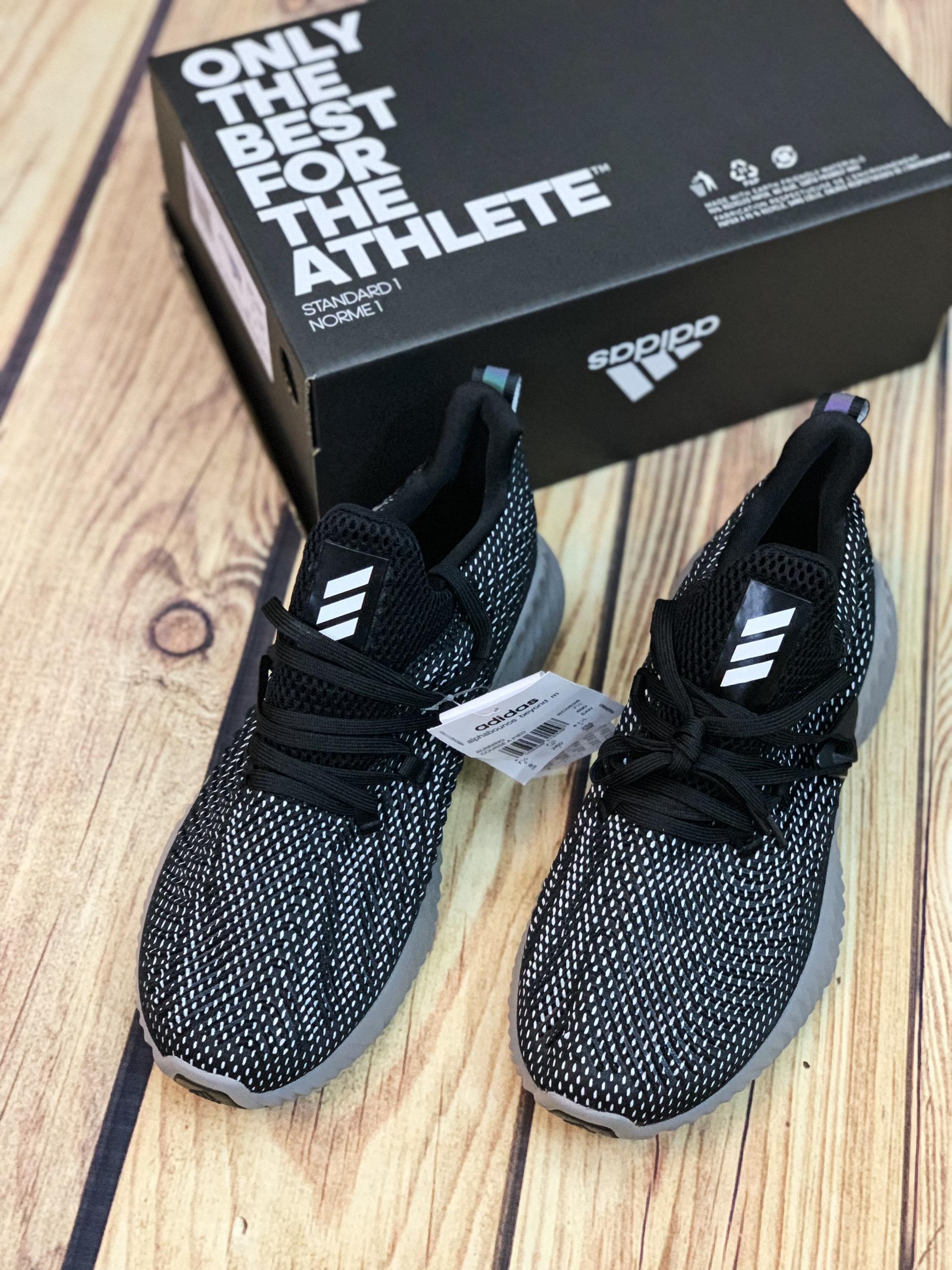 Giày nữ Alpha Bounce Instinct mới bền êm nhẹ thoáng (đen xám)