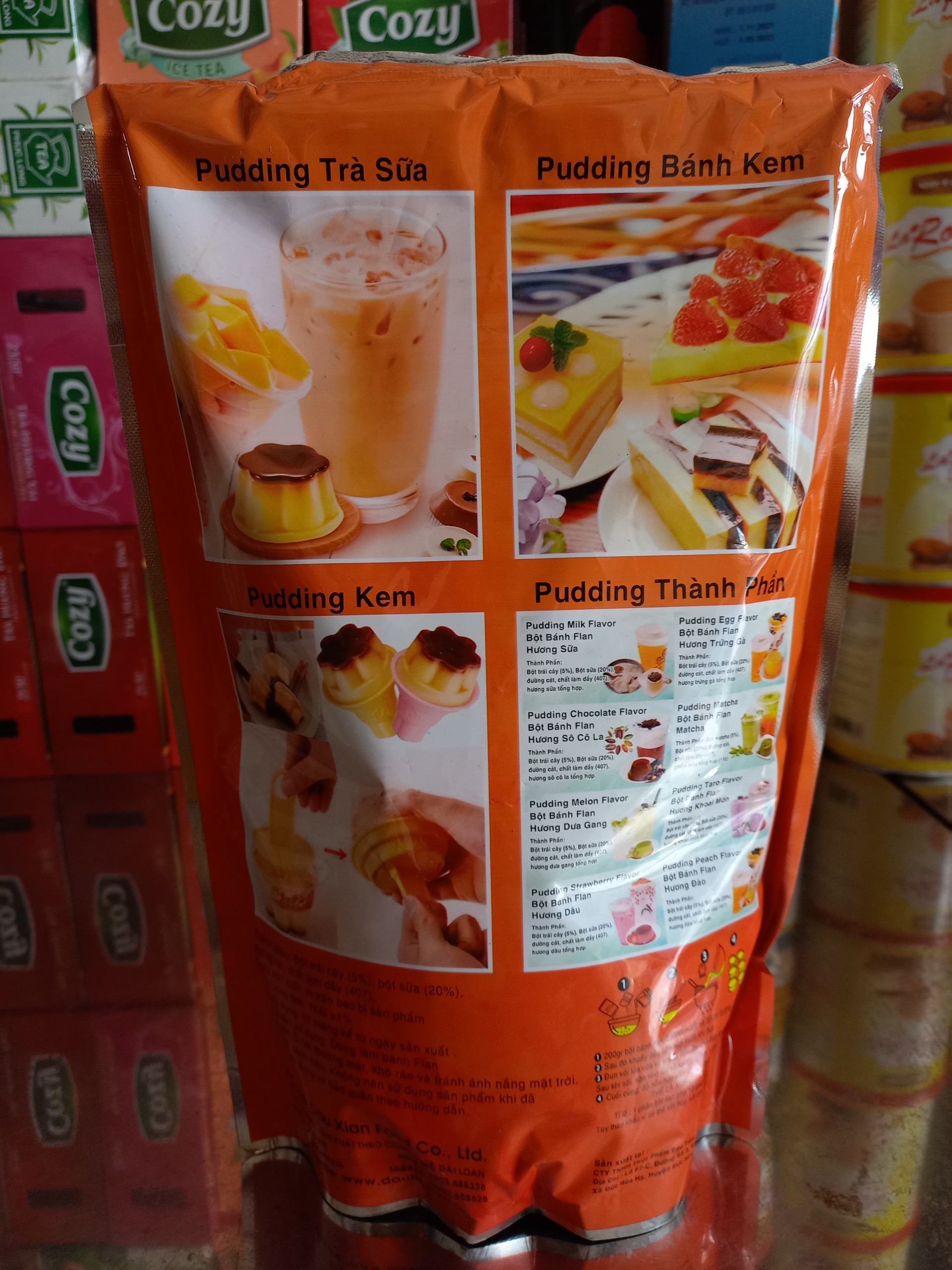 BỘT FLAN DƯA GANG DOUXIAN - 1KG