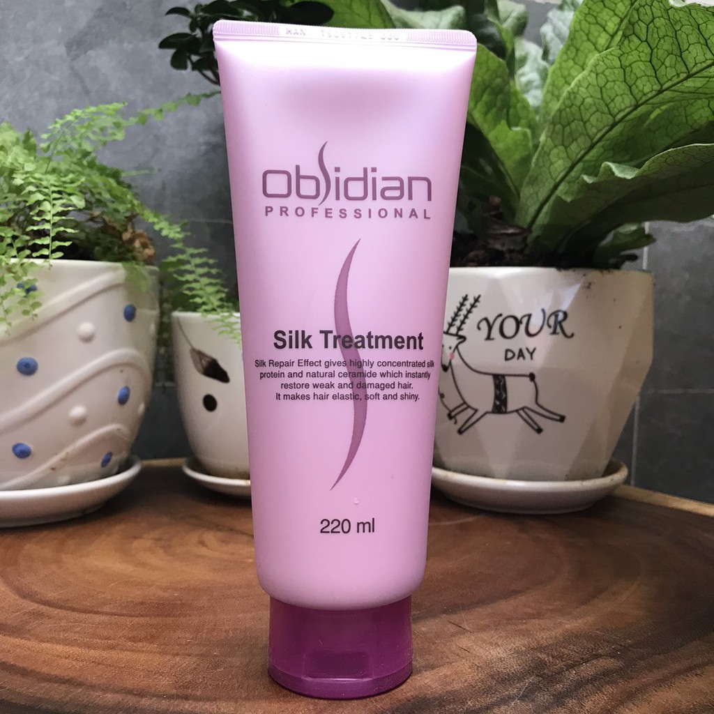 Hấp Dầu Dưỡng Tóc Siêu Mềm Mượt Obsidian Silk