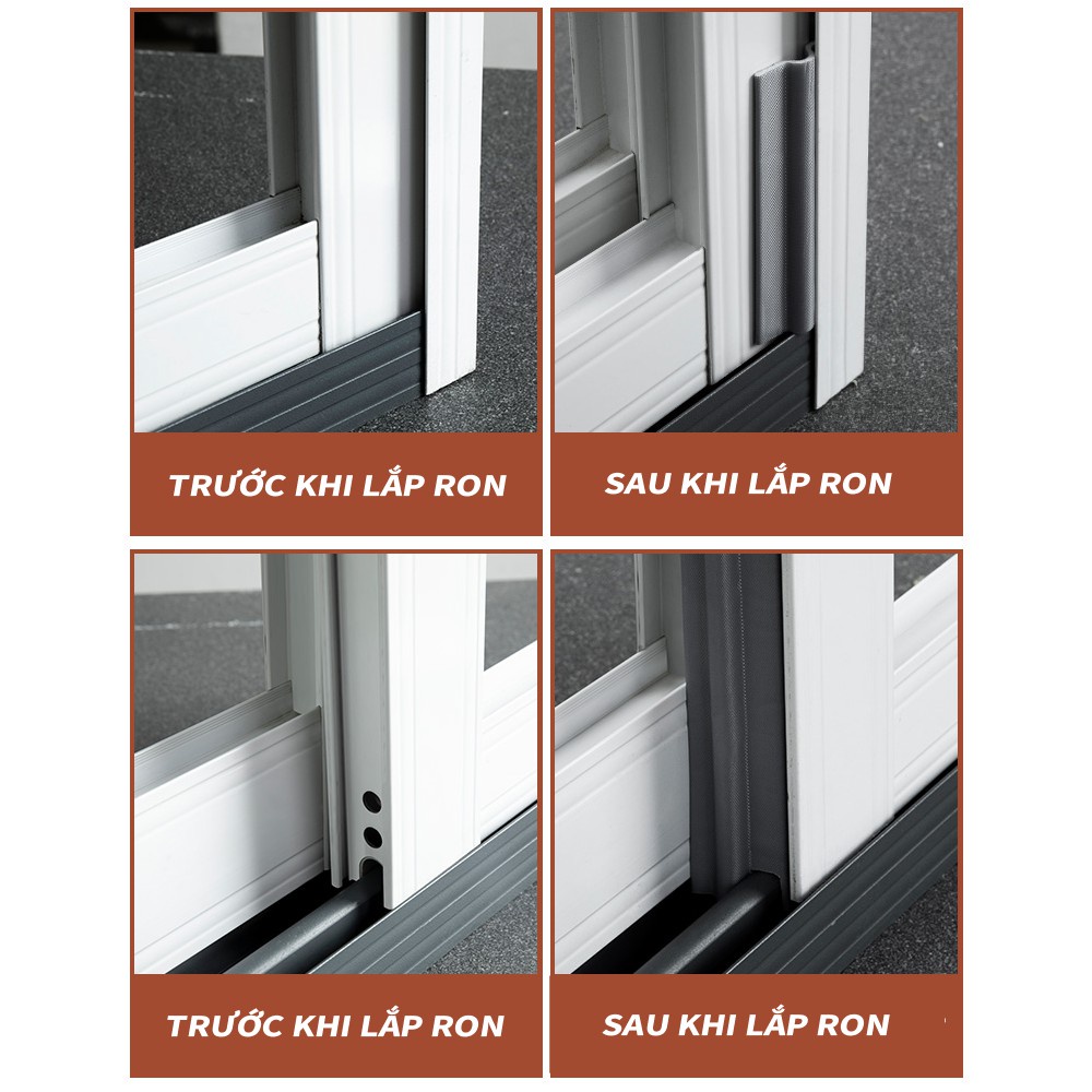 Gioăng chặn cửa, dán khe cửa, cửa sổ, chống gió lùa - AZ Store