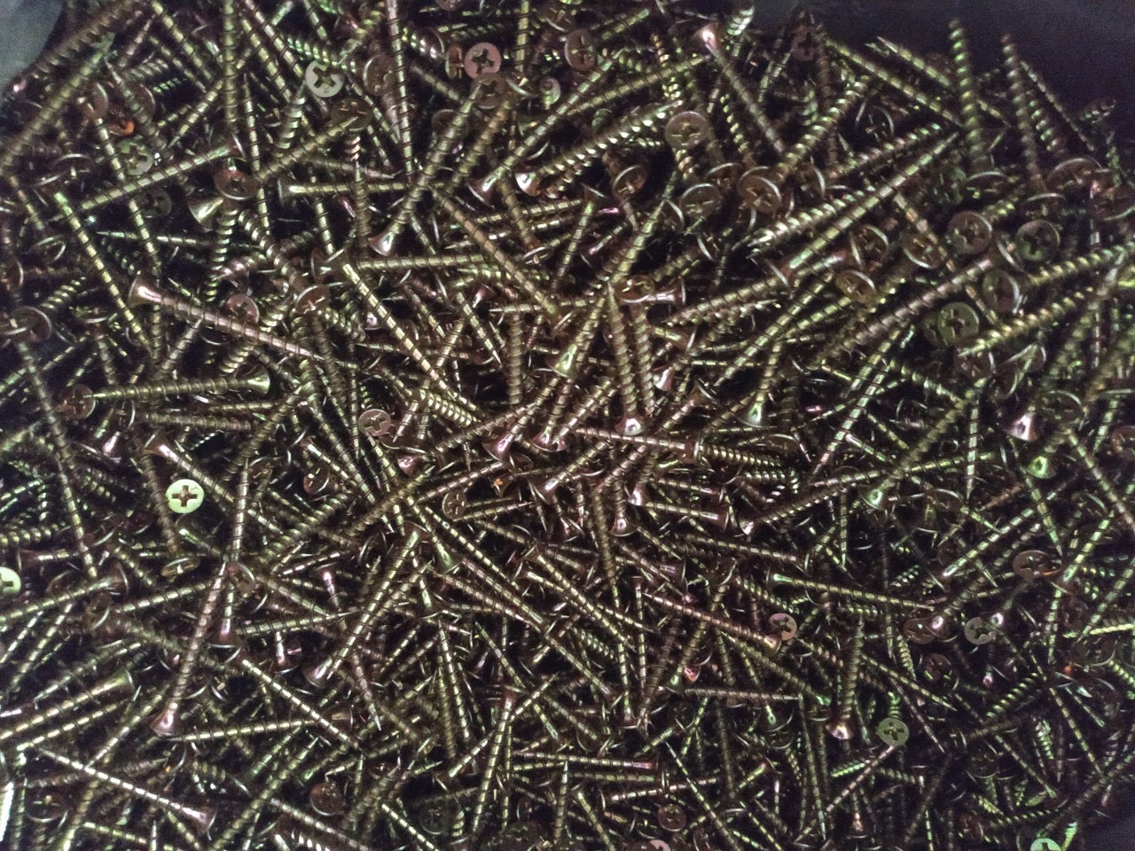 1Kg Vít Gỗ Vàng Ren Thưa 15cm 2cm 3cm 4cm 5cm