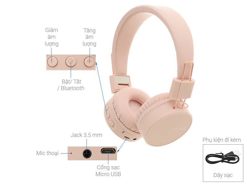 Tai nghe Bluetooth Mozard K8
