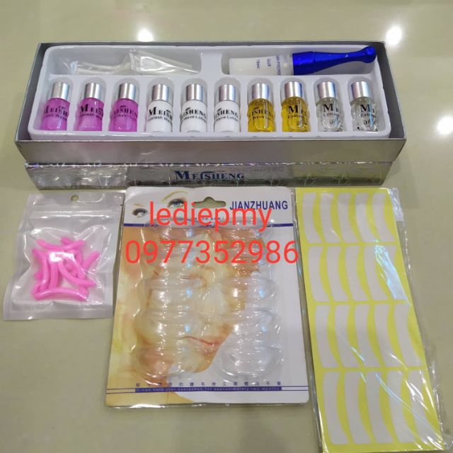 Combo sét uốn mi 6d Colagen siêu rẻ