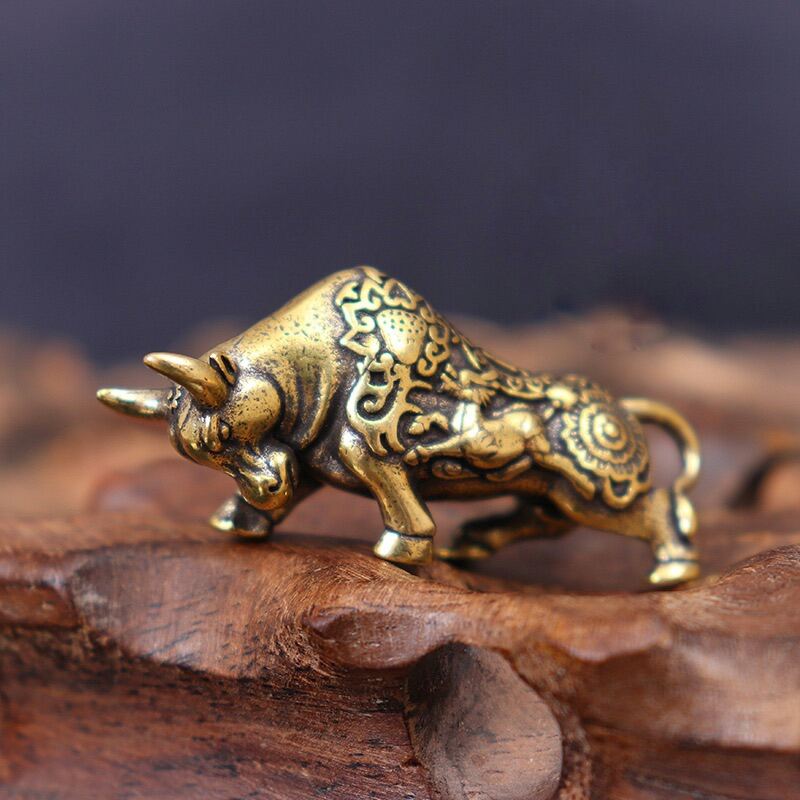Móc khoá phong thuỷ 12 con giáp tuổi con trâu