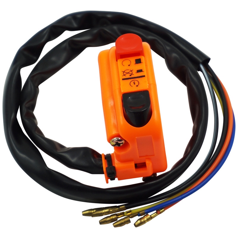 ✆◈ Modified parts ATV motorcycle handle switch retro flameout switch start double flash LED headlight switch