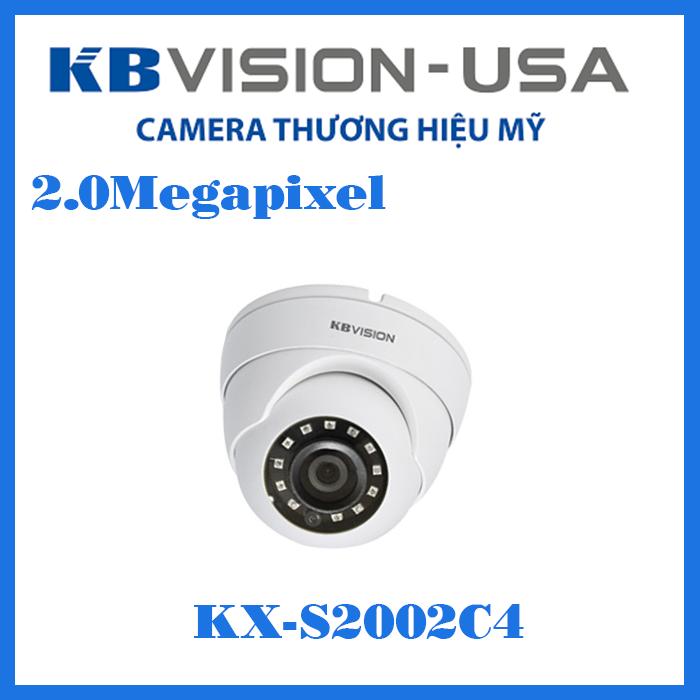 Camera Dome hồng ngoại 2.0 Mp KBVISION KX-S2002C4