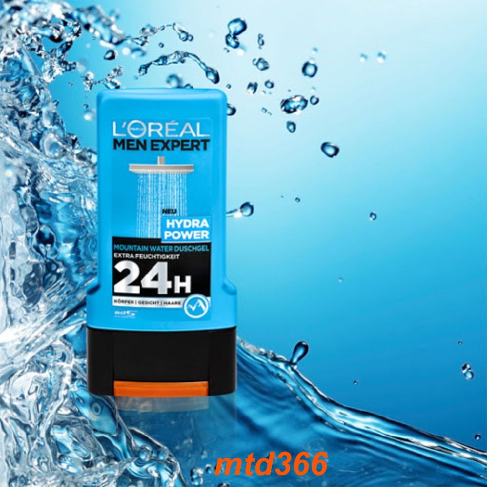 Gel Tắm Nam Loreal 300ml Hydra Power Men Expert
