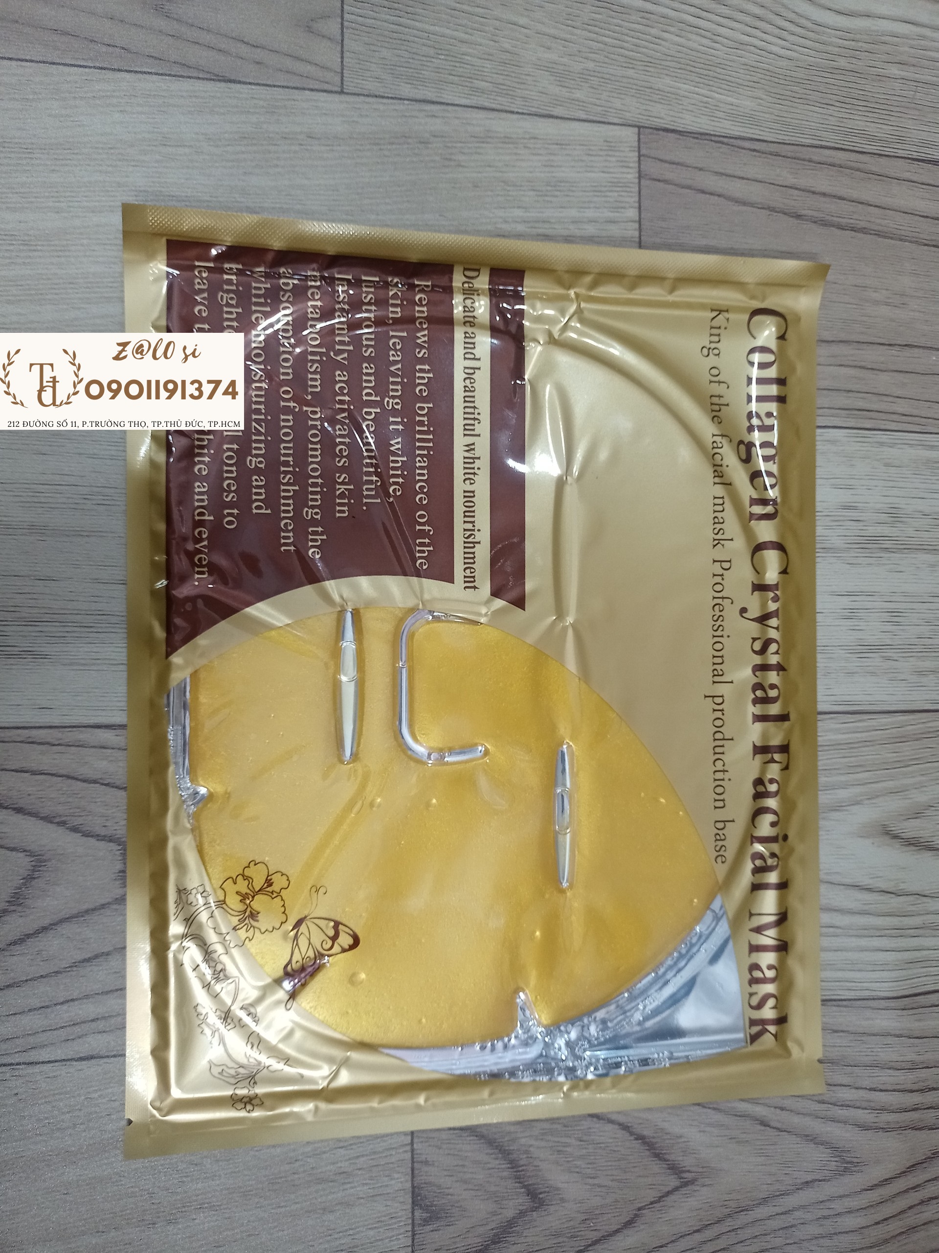 Mặt nạ mặt collagen vàng