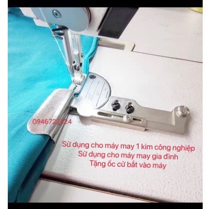Cử cuốn lai ghép 2 mép vải bằng nhau cử lai đôi sử dụng cho máy may công nghiệp và máy may gia đình cổ điển