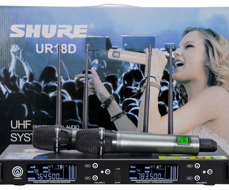 [HCM][Trả góp 0%]Micro không dây Shure UR18D