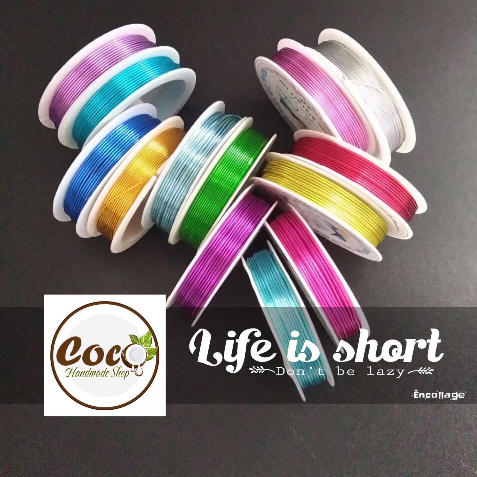 Dây Nhôm Handmade nhiều màu 0,8mm