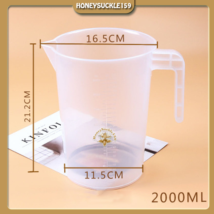 Ca Đong Nhựa Có Vạch Chia Định Lượng 2000ml