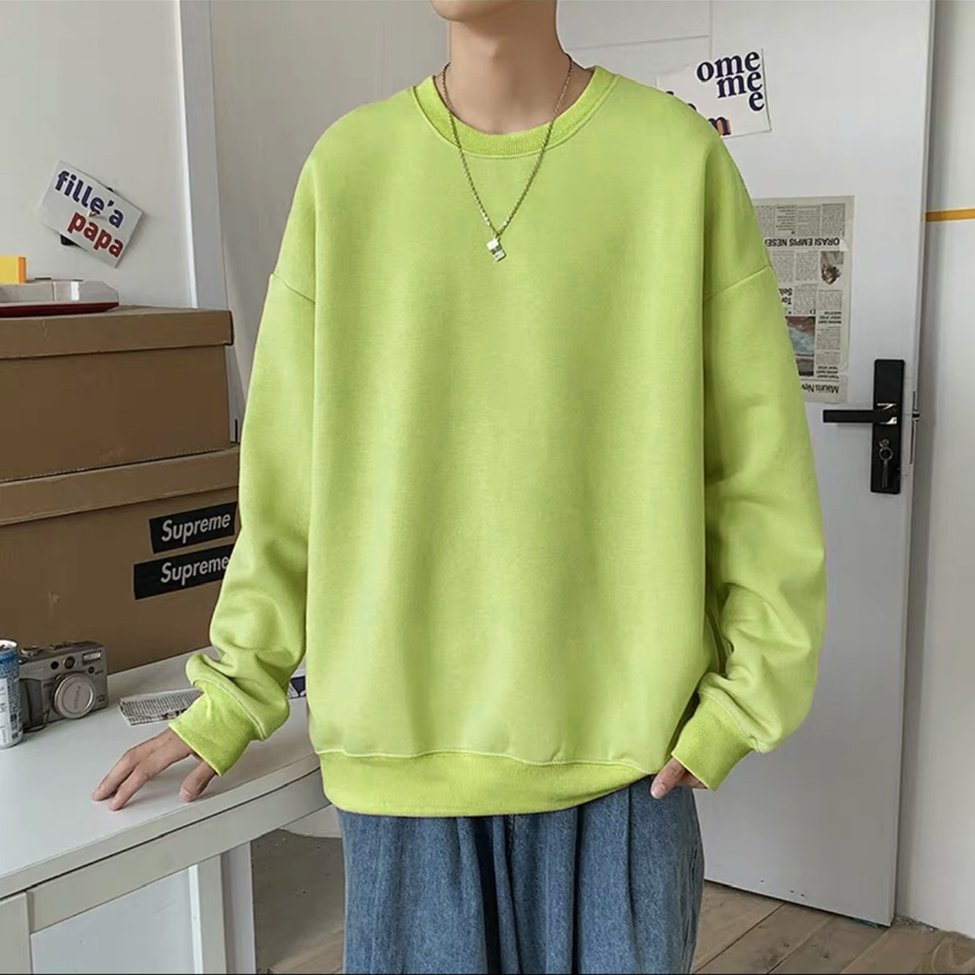 Áo Sweater - Nỉ Chui Trơn NHIỀU MÀU SẮC LỰA CHỌN