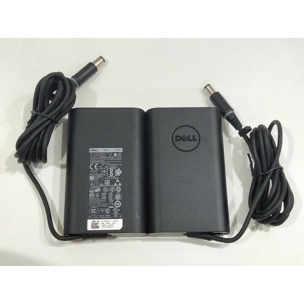 { NEW ZIN } SẠC DELL 65W OVAL KIM TO 19.5V - 3.34A ( KÈM DÂY NGUỒN )