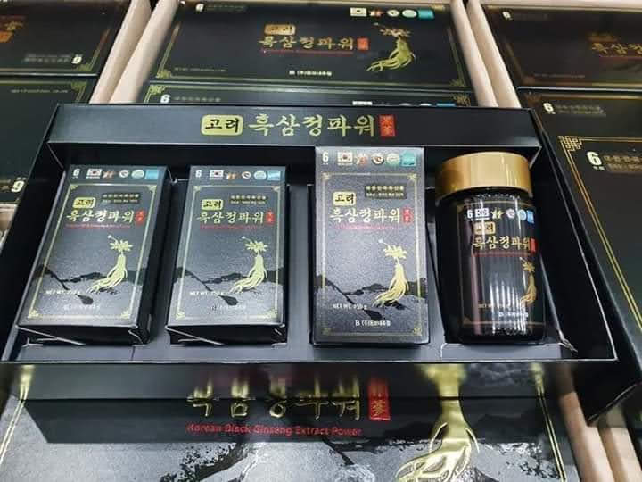 Cao Hắc Sâm Nội Địa Hàn Quốc 4 Lọ 250g