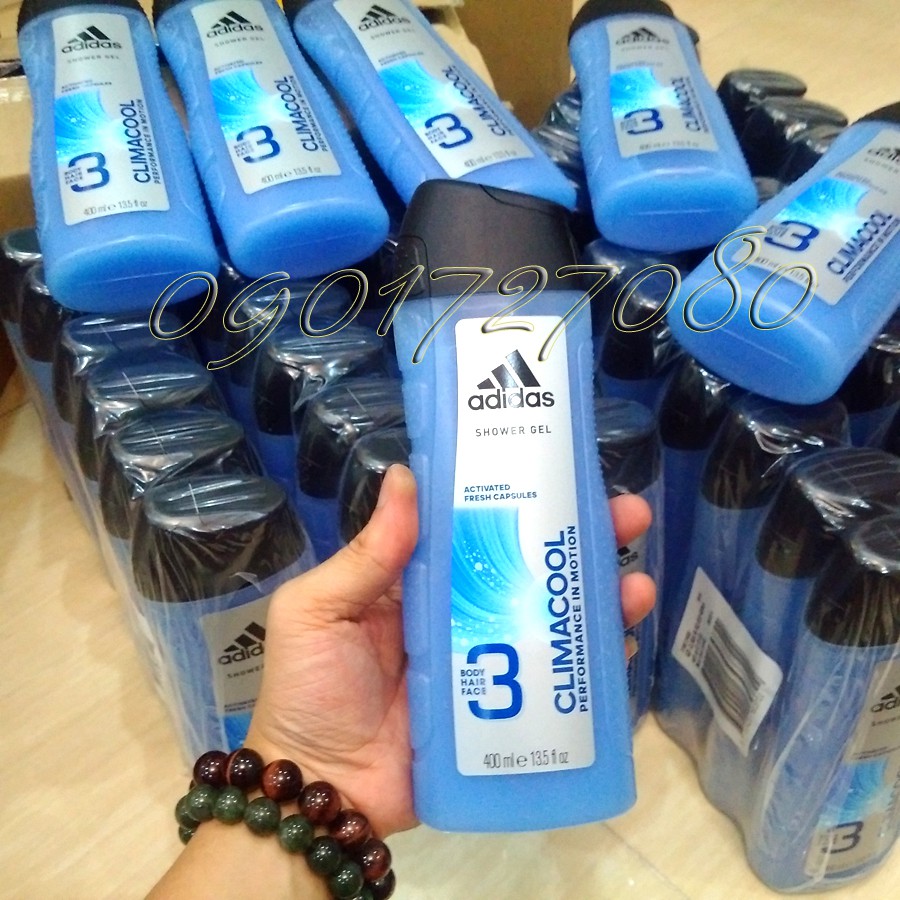 Sữa tắm gội Adidas Climacool (3in1) 400ml
