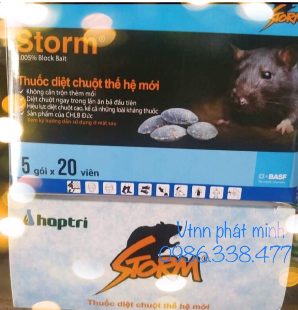 Thuốc diệt chuột Storm (1 gói gồm 20 viên)