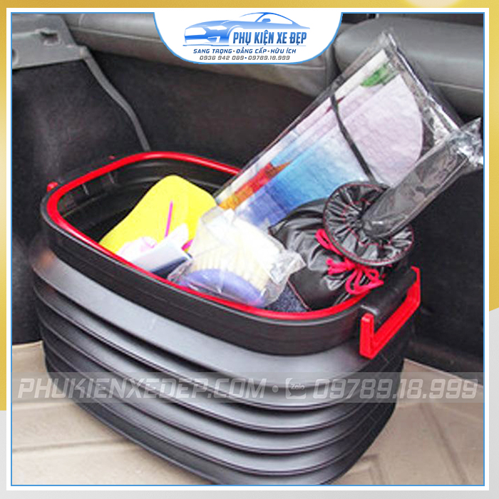 Thùng đựng đồ co giãn 40L cho ô tô
