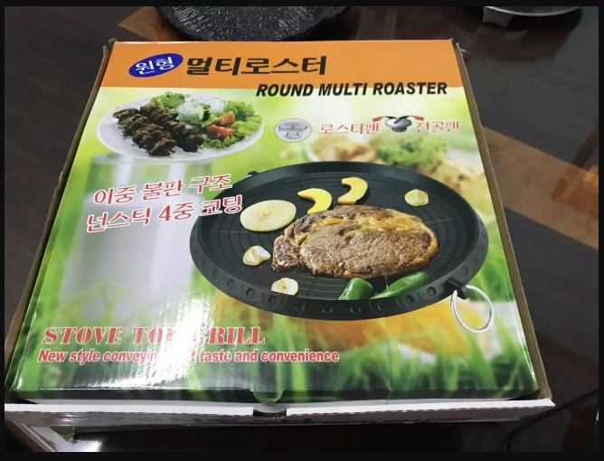 Chảo nướng dùng bếp ga , bếp cồn kiểu hàn quốc