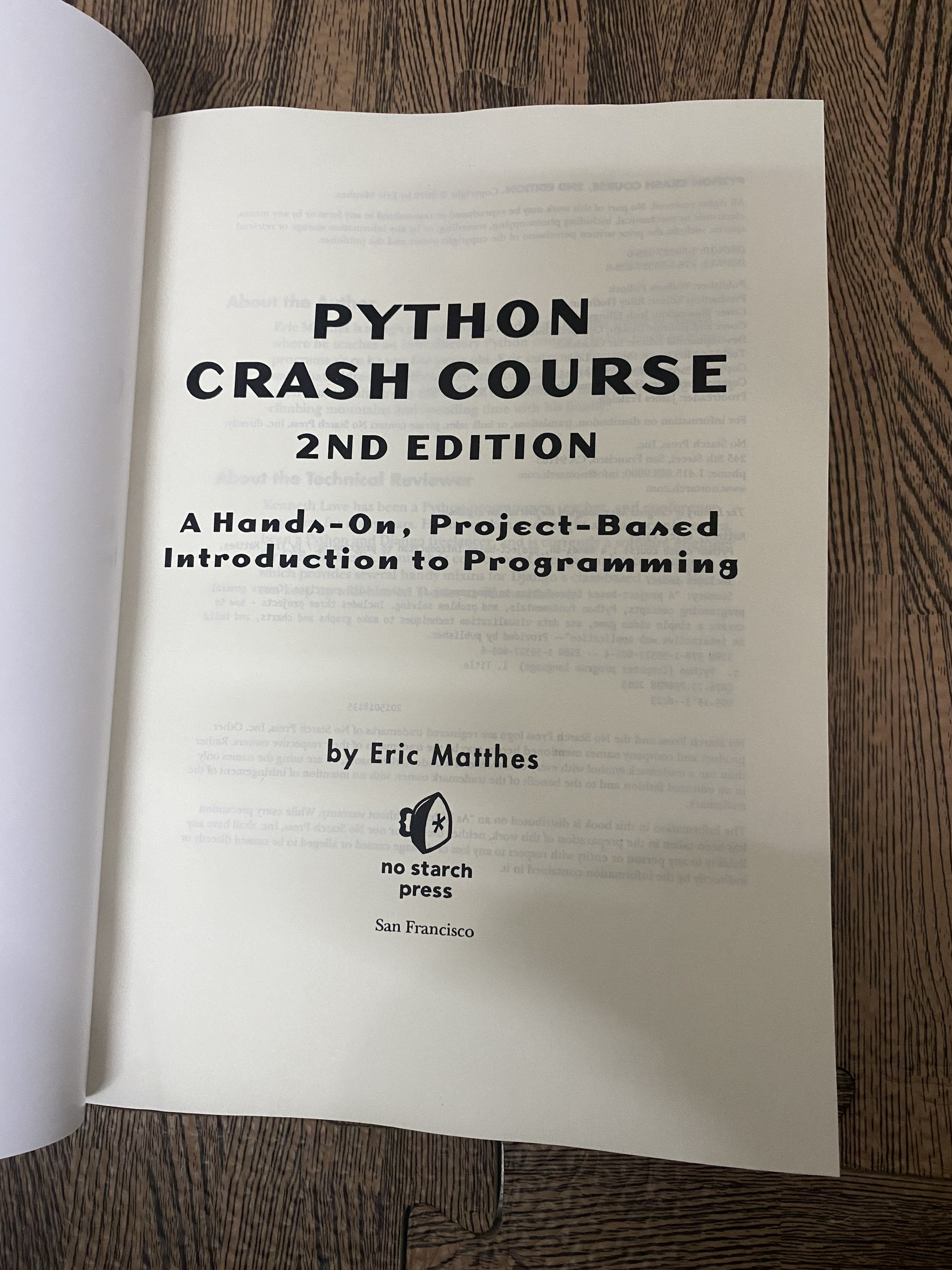 Python Crash Course, 2nd Edition A Hands-On, Project-Based Introduction to Programming by Eric Matthes