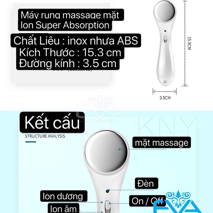 [HCM]Máy Massage Mặt Ion Giúp Thẩm Thấu Kem Dưỡng