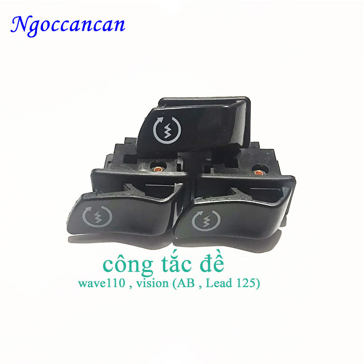 Công tắc đề xe máy wave 110 , vision , ab lead 125