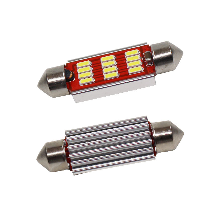 Bóng Đèn LED Trần Xe Hơi 4014 ( 31mm ,36mm ,39mm ,41mm ) Trắng 12V