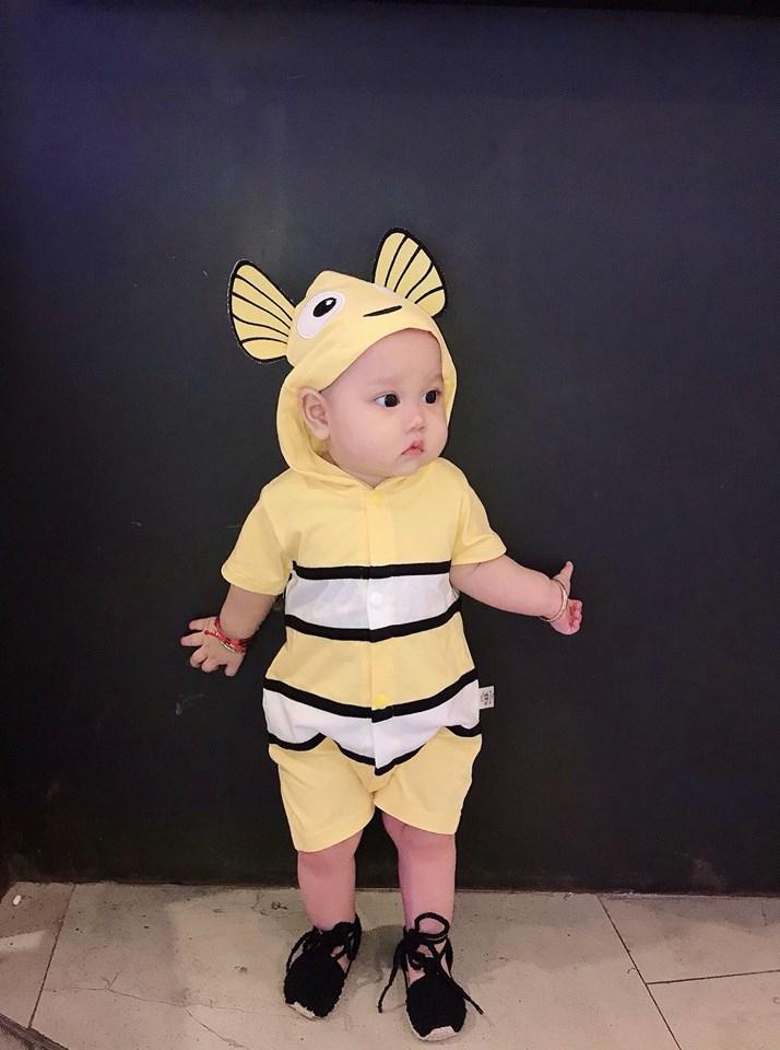Body hình thú - Cá Nemo (100% cotton)