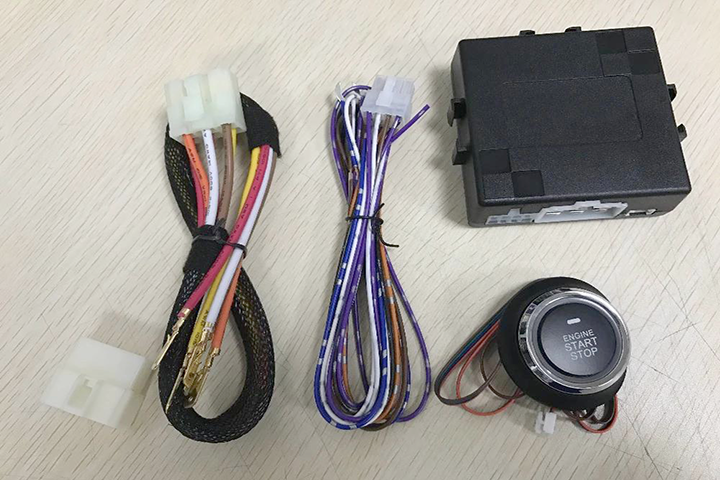 [Hỗ trợ lắp đặt tại Hà Nội] Bộ nút bấm đề nổ  Start Stop Smarkey cho xe ô tô