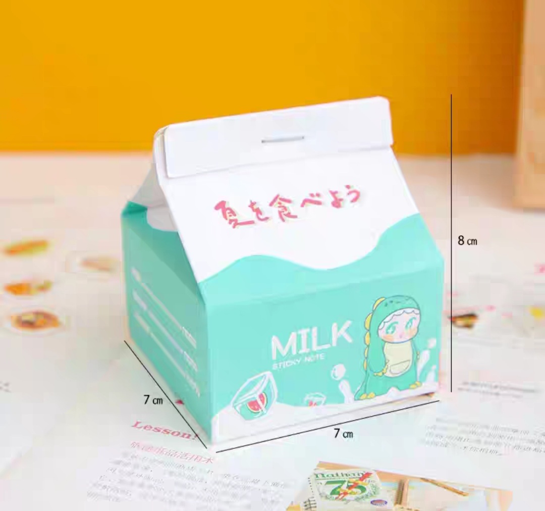 Giay note hình hộp sữa/ hộp trà (200 tờ)