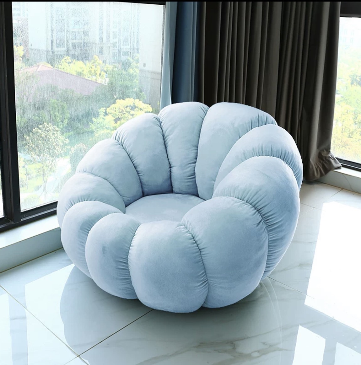 Ghế Sofa Thư Giãn Dựa Lưng Hình Bông Hoa
