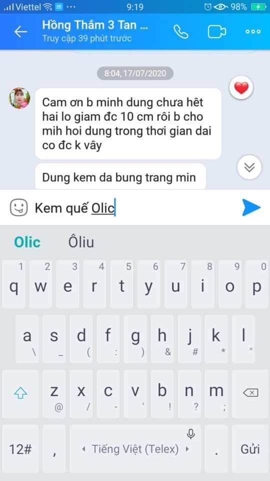 (Combo 1 kem tan mỡ 1 đai)KEm tan mỡ quế OLIC