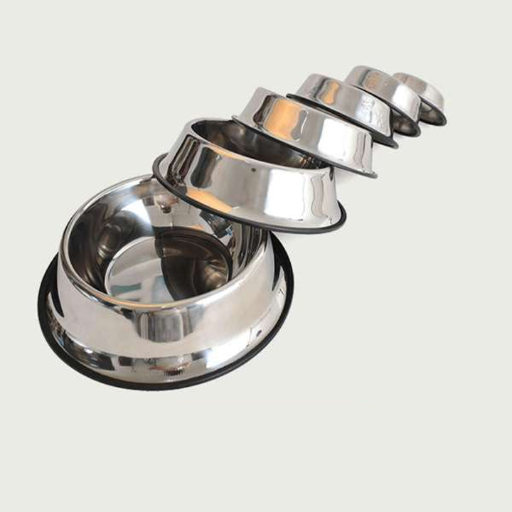 Chén ăn cho chó - Bát ăn cho chó chất liệu inox đủ size
