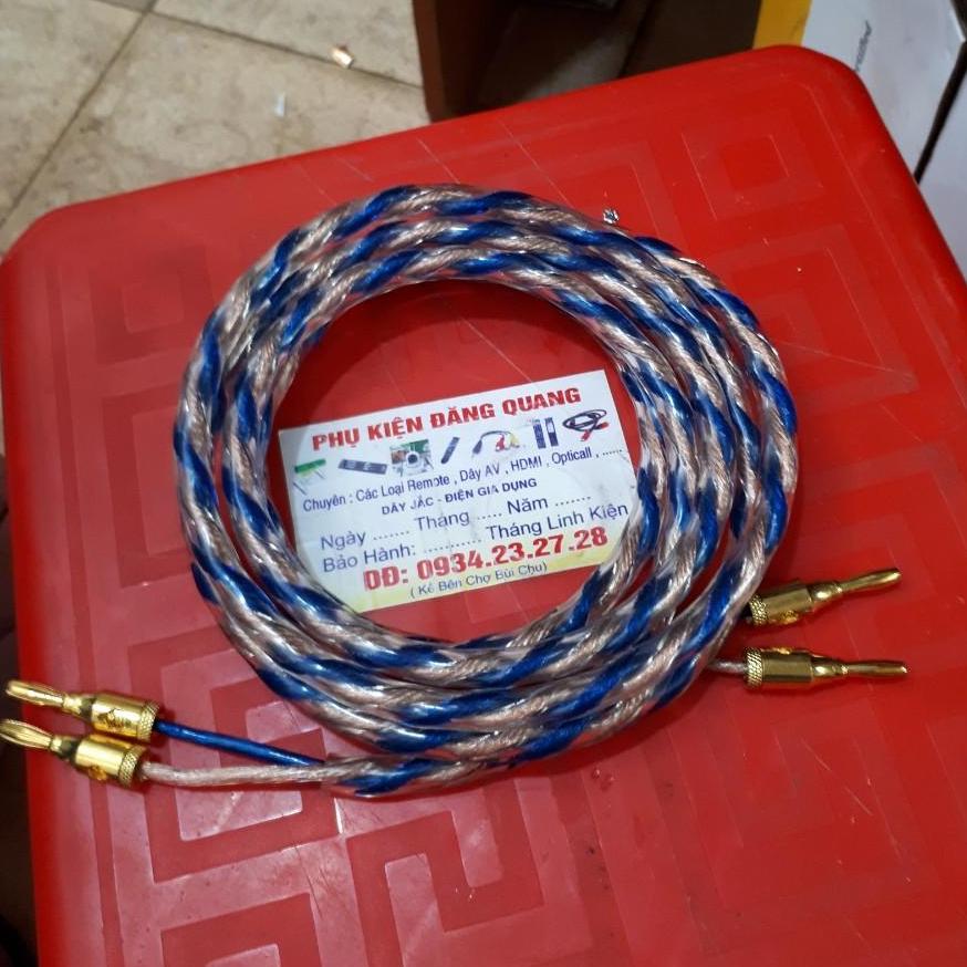 5m Dây loa 600 tim đồng ( LiTon ) hàn sẳn bắp chuối ( 1 bên )