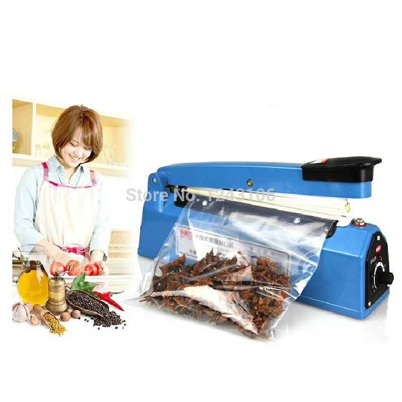 [HCM]Máy Hàn Miệng Túi 200Mm - Máy Ép Bich-Máy Ép Bọc vỏ sắt