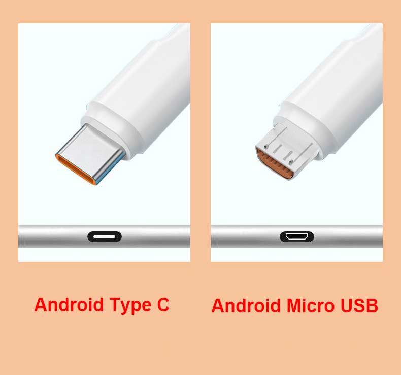 [Cáp Silicon Trắng 1M/2M-Đầu Type C] Dây Sạc Cáp sạc nhanh Type C Dòng Sạc 6A Trắng