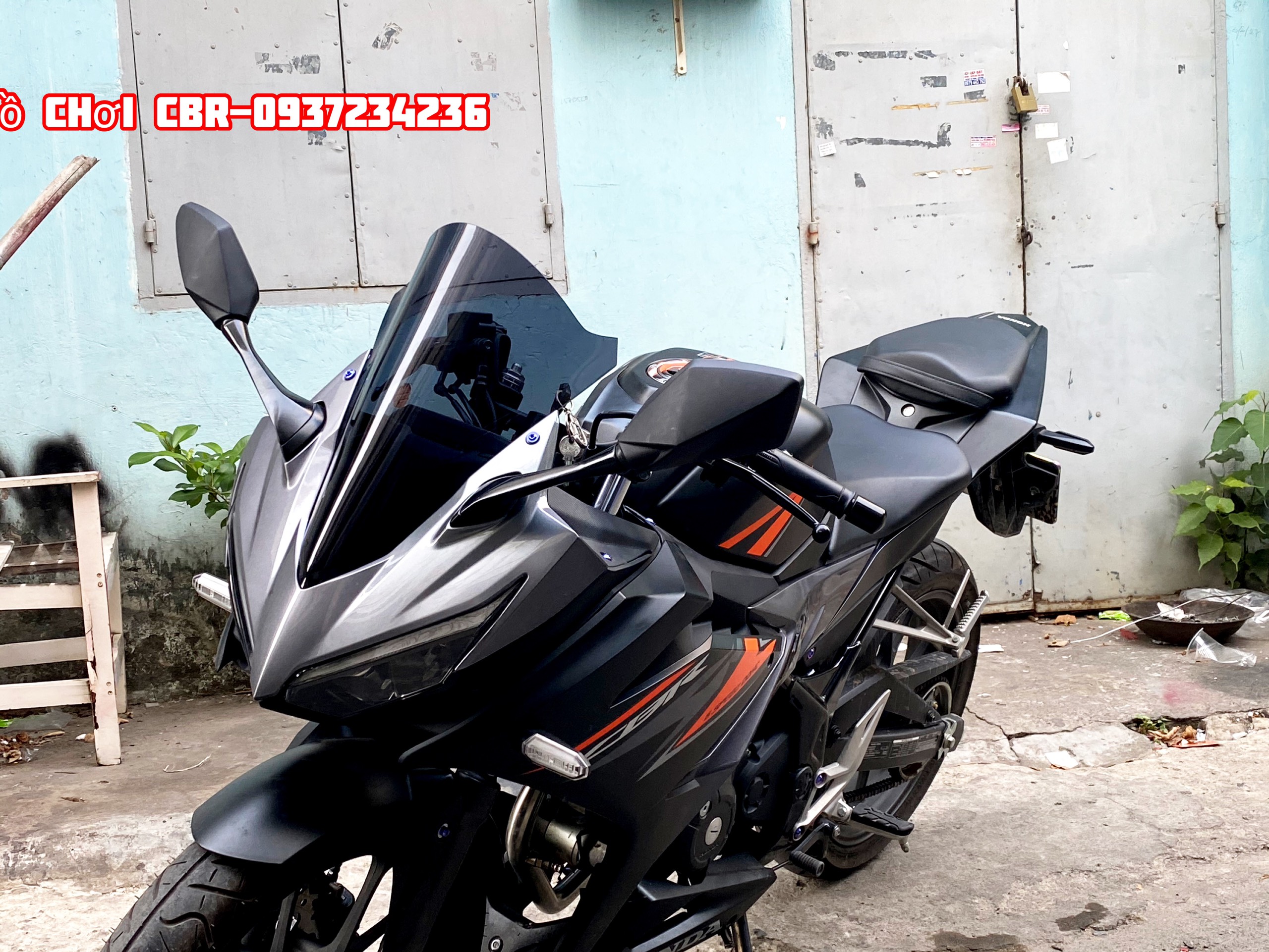 Kính chắn gió CBR150 allnew 2019 thailandv3