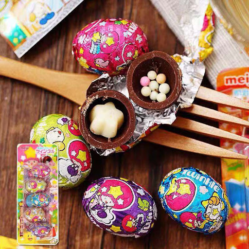 Kẹo trứng socola Meiji Twinkle chocolate egg