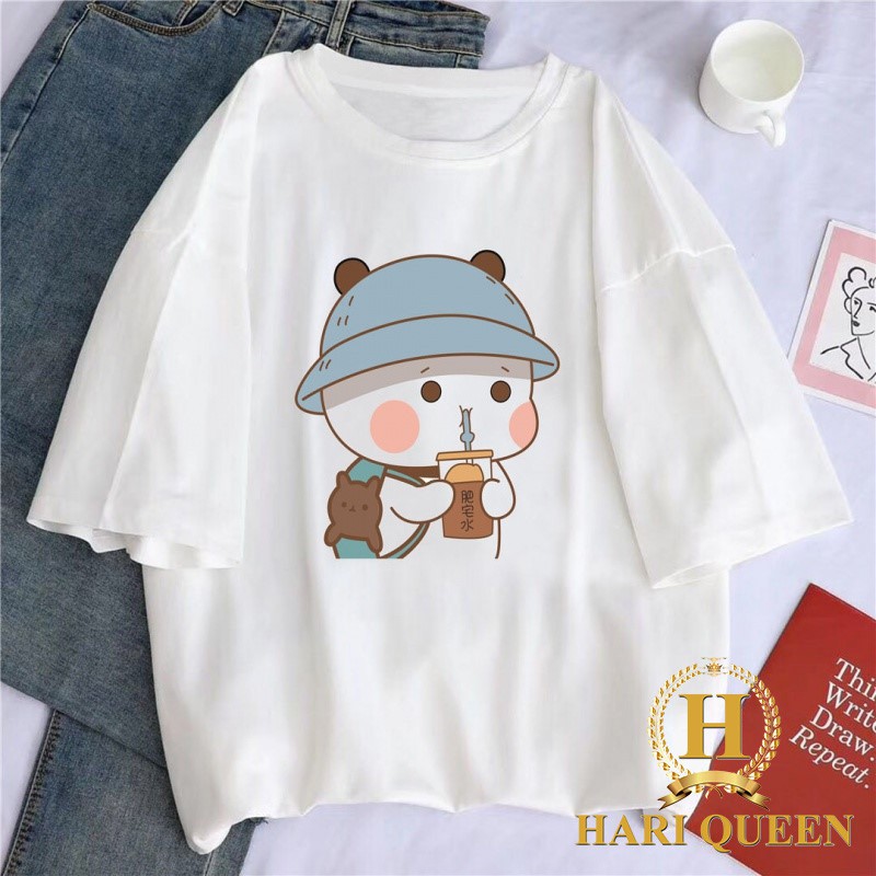 Áo phông mèo đội mũ chữ nhật HARI0620