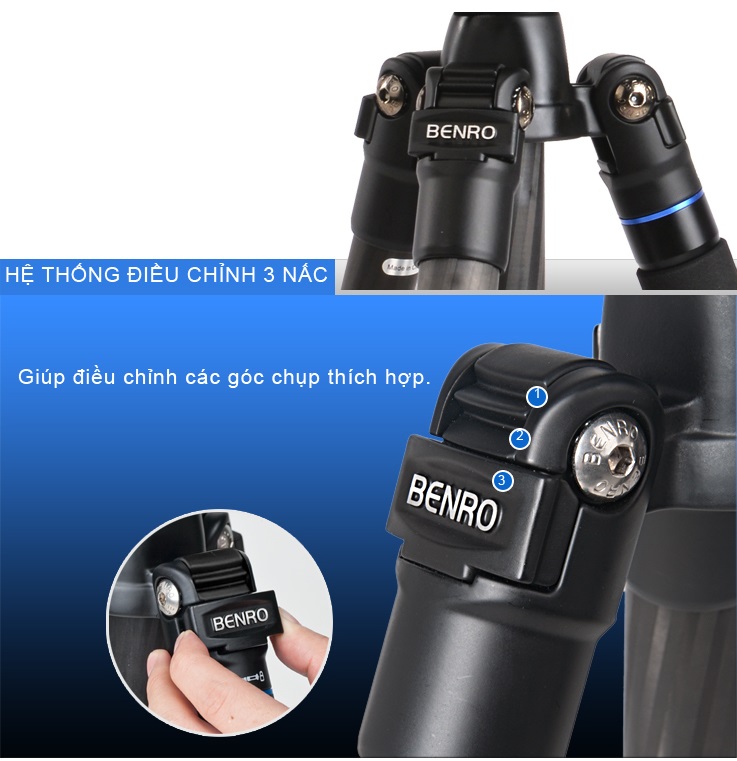 [HCM]Chân máy ảnh Benro FIF19CIB0 Carbon