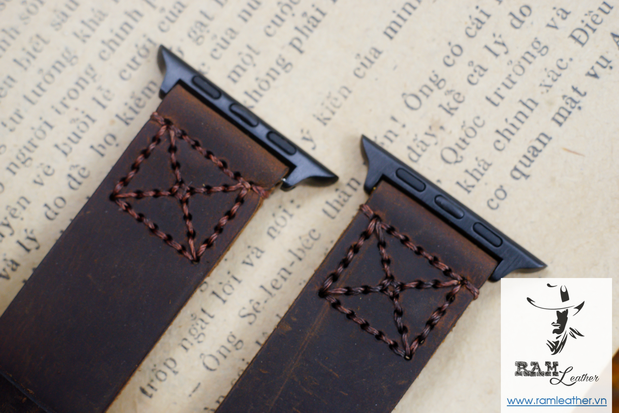 WATCH STRAPS DOUBLE COW LEATHER REAL