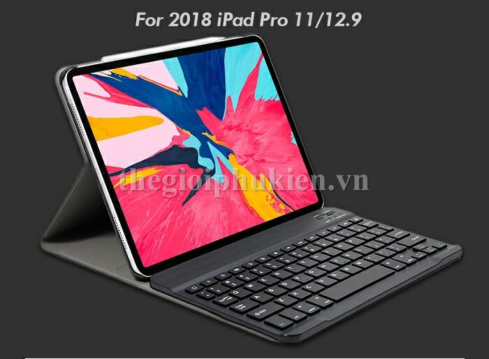Bao da kèm bàn phím Bluetooth dành cho iPad Pro 11 2018 Smart Keyboard
