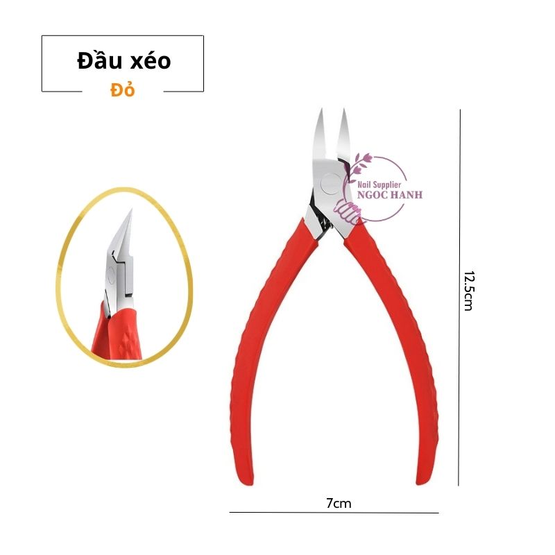 Kềm cắt móng mũi nhọn, đầu phẳng, chuyên cắt khóe trong, khóe cuộn, mũi kìm cao cấp - K002